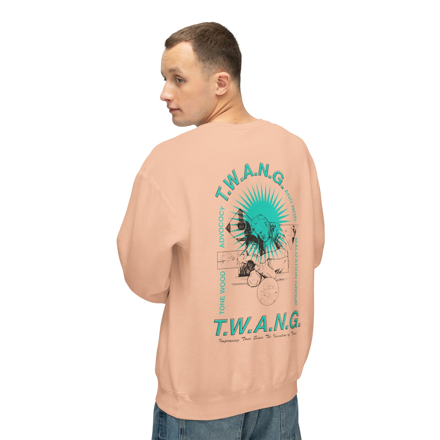 T.W.A.N.G. Lightweight Crewneck Sweatshirt (Unisex)