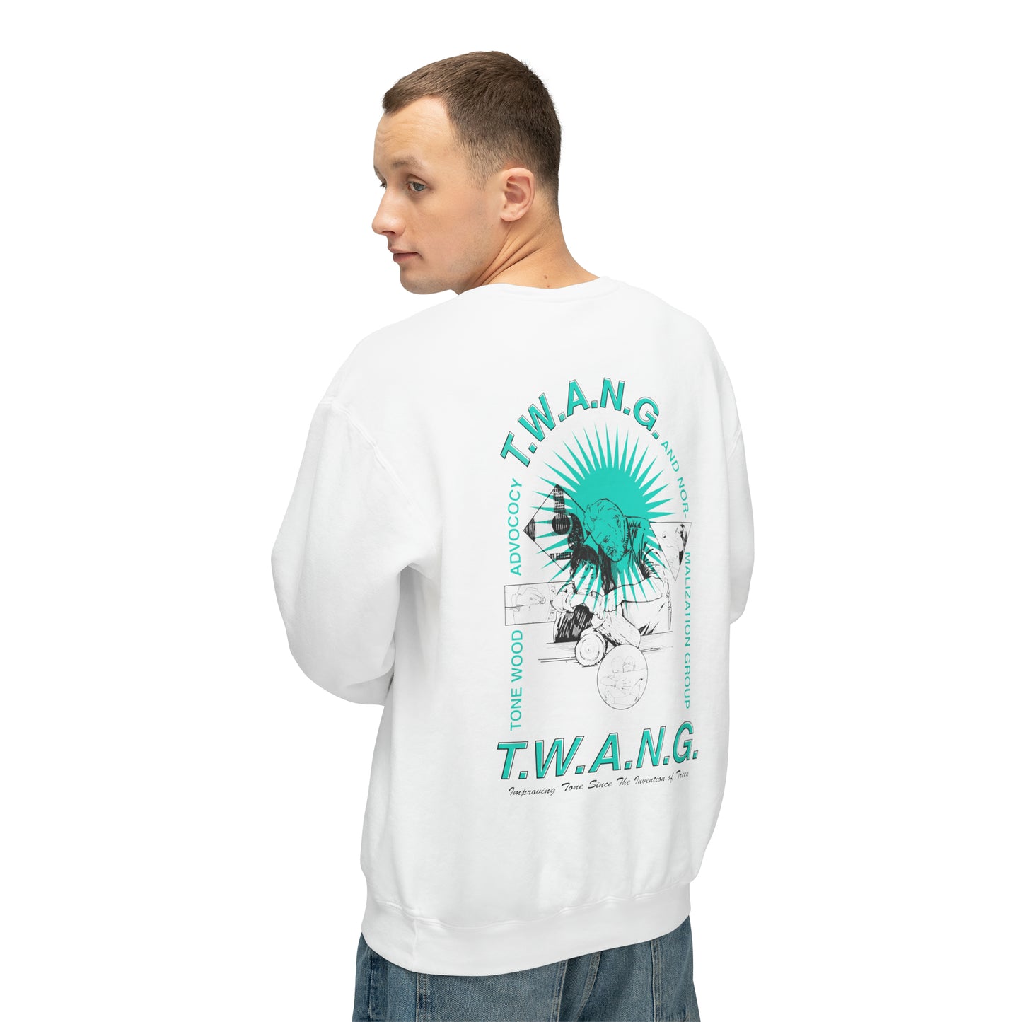 T.W.A.N.G. Lightweight Crewneck Sweatshirt (Unisex)