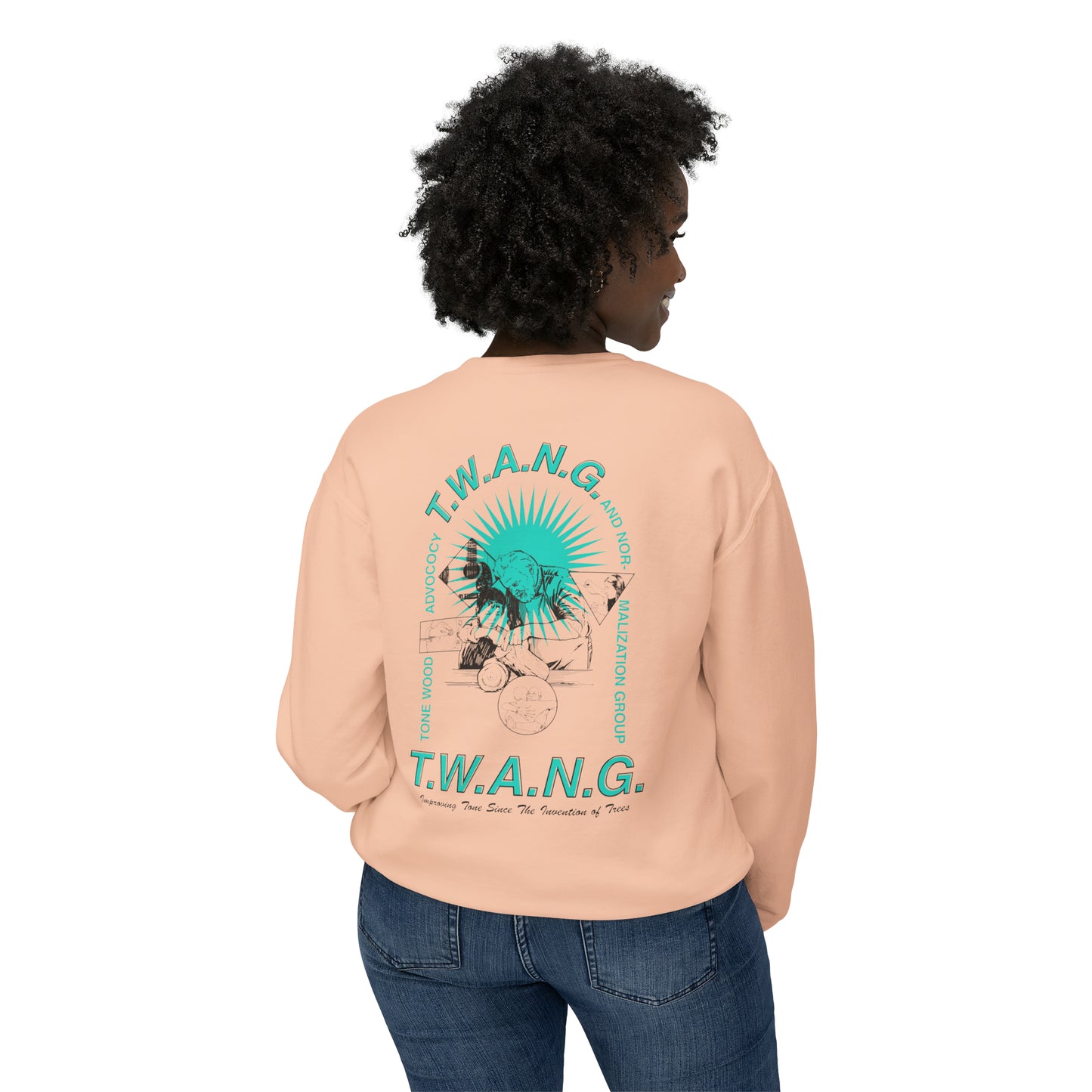 T.W.A.N.G. Lightweight Crewneck Sweatshirt (Unisex)