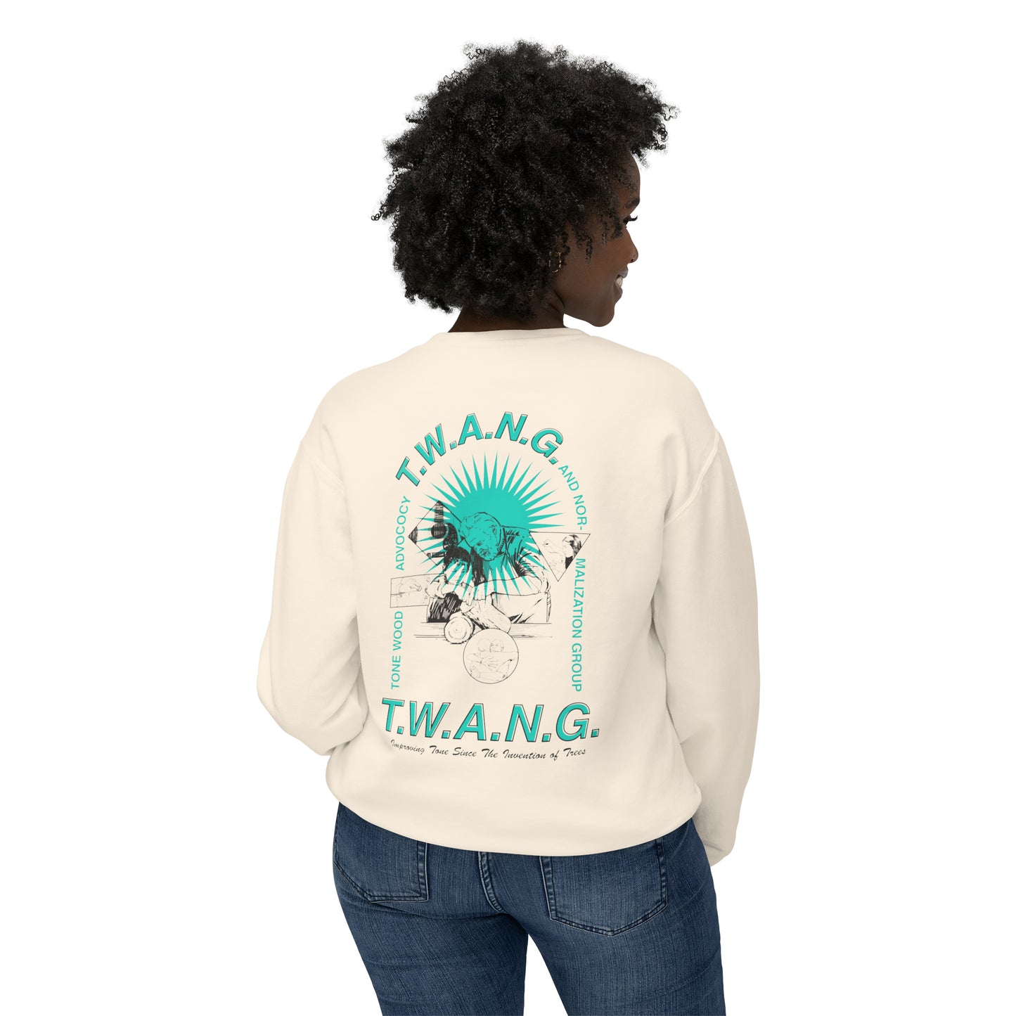 T.W.A.N.G. Lightweight Crewneck Sweatshirt (Unisex)