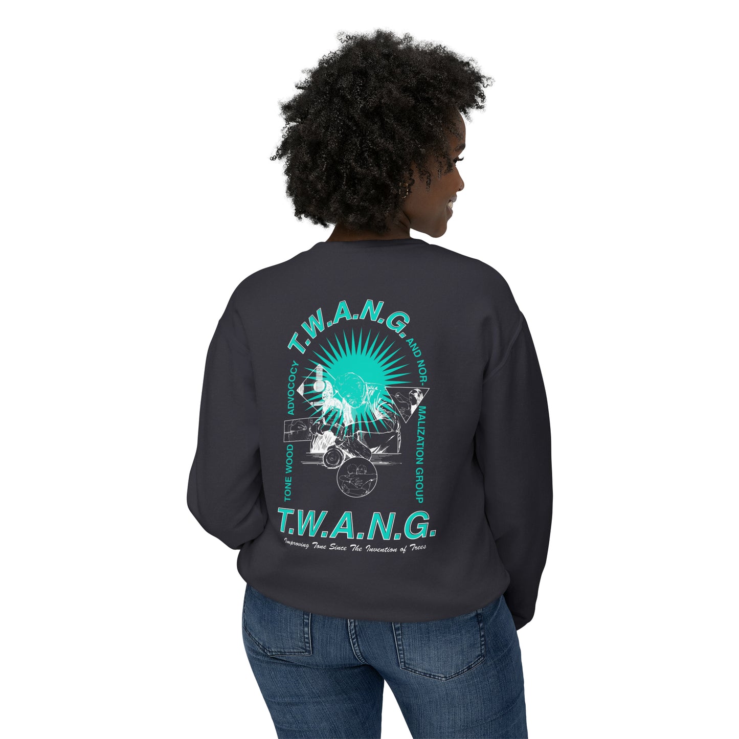 T.W.A.N.G. Lightweight Crewneck Sweatshirt (Unisex)