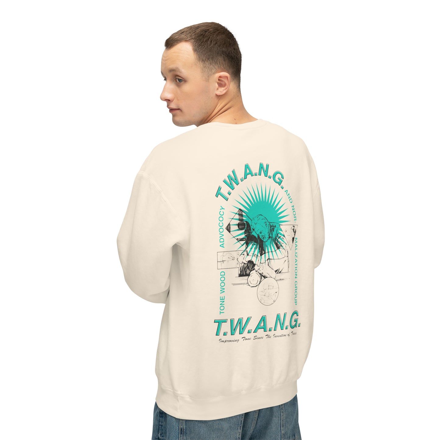 T.W.A.N.G. Lightweight Crewneck Sweatshirt (Unisex)