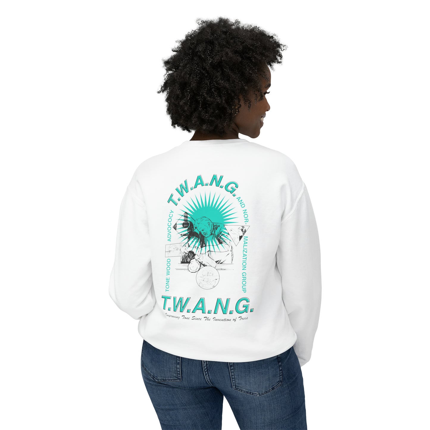 T.W.A.N.G. Lightweight Crewneck Sweatshirt (Unisex)